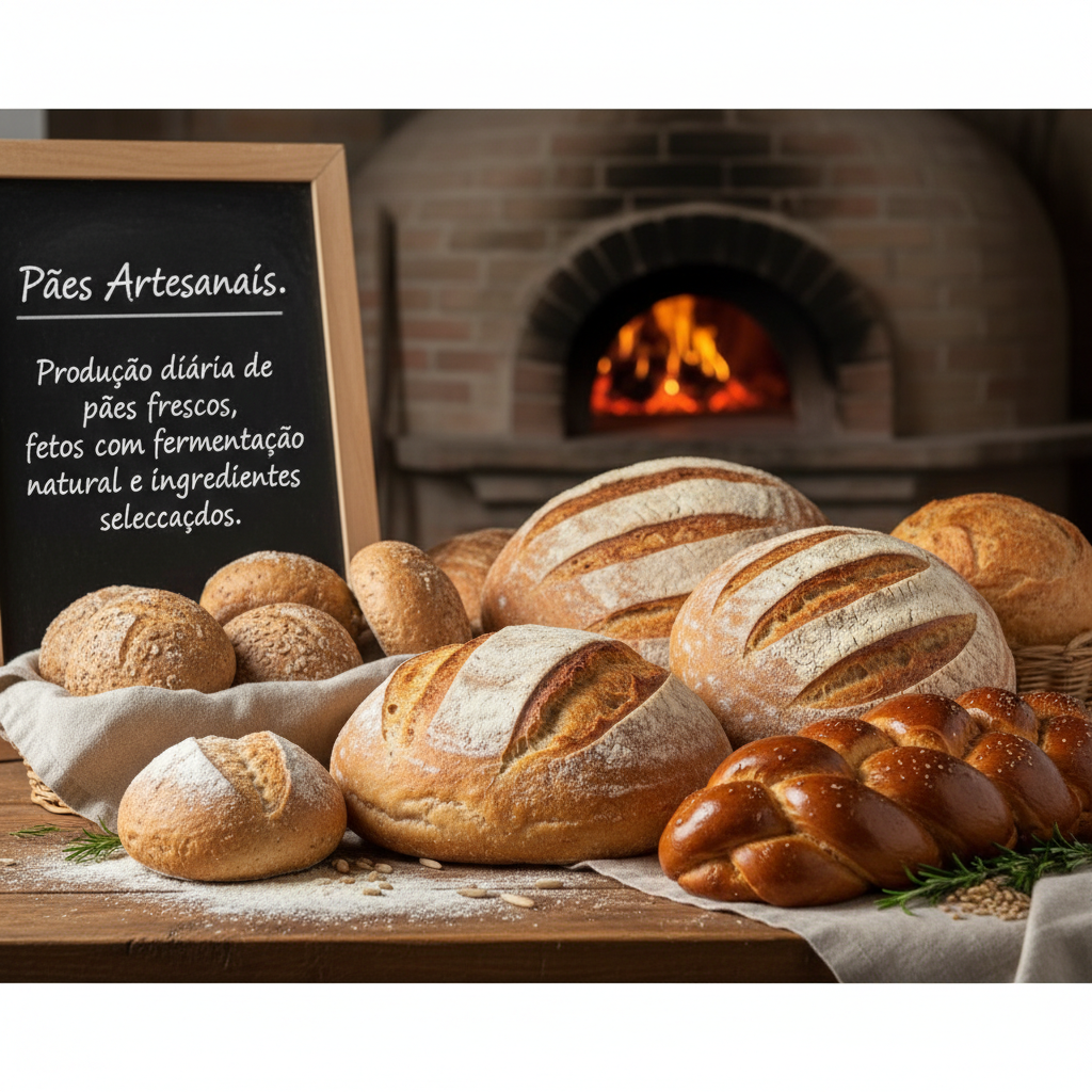 [Imagem de pães artesanais]
