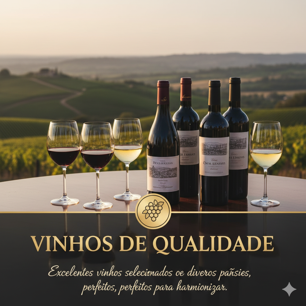 [Imagem de garrafas de vinho]
